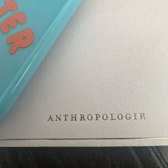 Anthropologie quote bag charm, keychain. - Picture 2 of 4